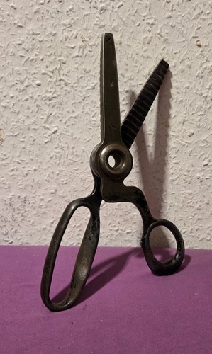 Antike zackenschere schneider - zackenschere, "schneider