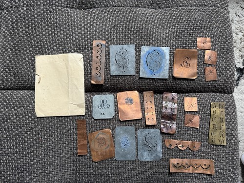 Antike monogramm schablonen - antike,