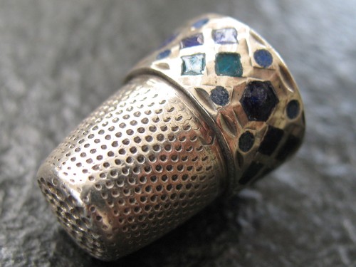 Fingerhut silber 800 mit - silber,