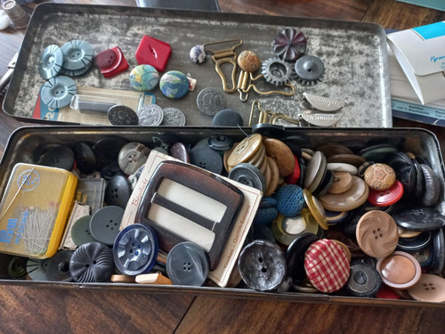 Knöpfe vintage kopf - knöpfe, konvolut
