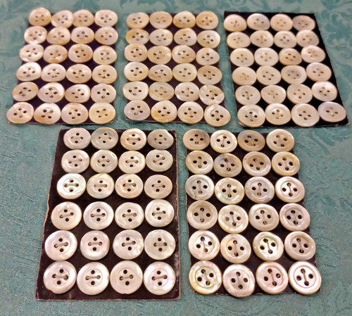 116 edle perlmuttknöpfe - ,