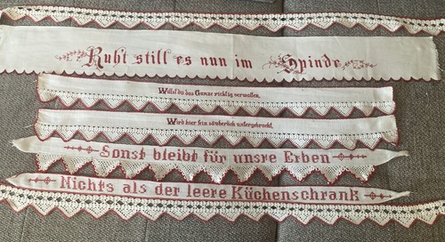 Stck antike stickerei - 7,