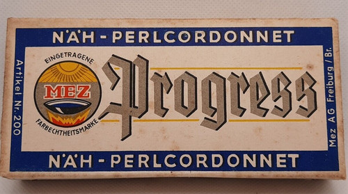Vintage nähseide mez - vintage, nähseide: