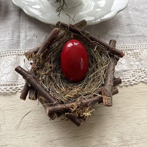 Altes stopfei rot holz aus - holz,