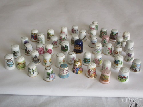 Vintage sammlung fingerhüte - vintage,